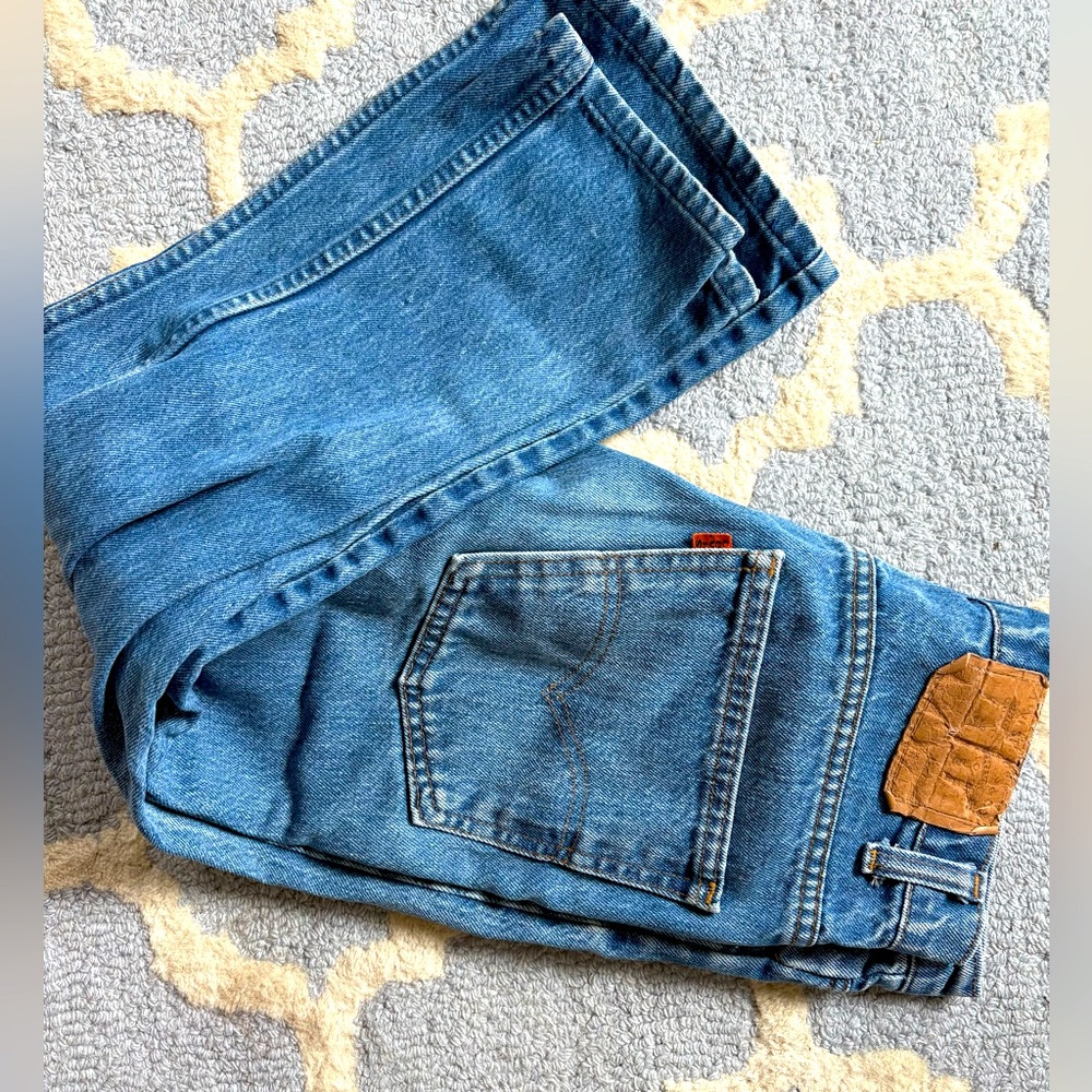 Levi's 20517-0217 ORANGE TAB (May 1981) Blue Straight Leg Women's Jeans